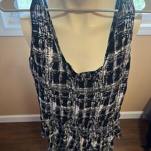 Black and White Romper